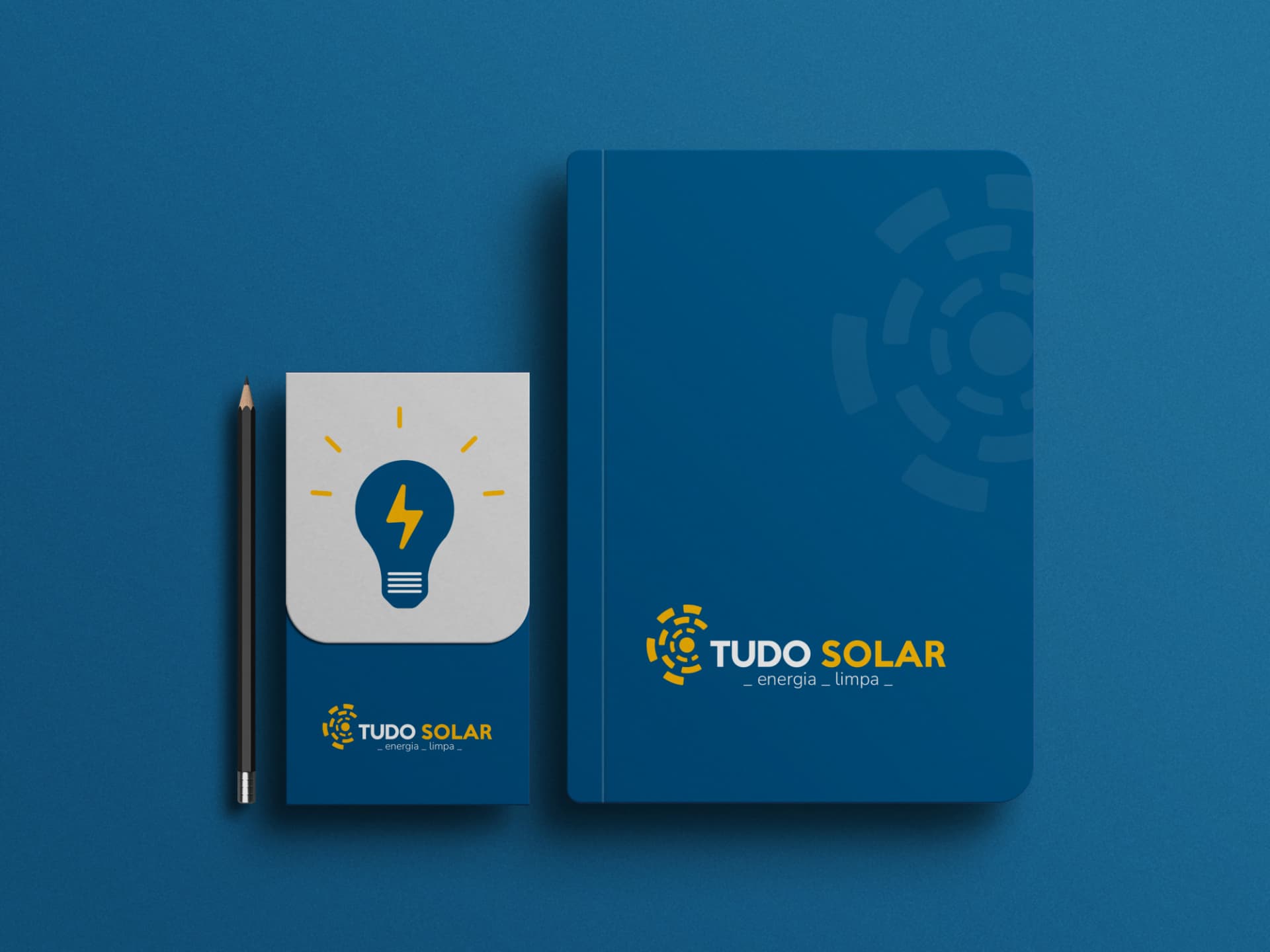Papelaria da marca Tudo Solar